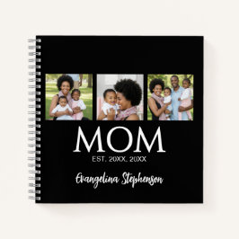 Mom Established Caps 3 Photo Journal for Moms Notizbuch