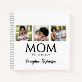 Mom Established Caps 3 Photo Journal Notizbuch
