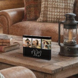 Mom Established Modern Bold Script Black 3 Photo Fotoblock