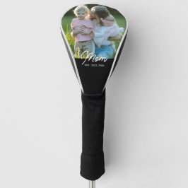 Mom Established Modern Script Photo Golf Headcover
