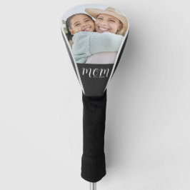 Mom Established Modern Script Photo Golf Headcover