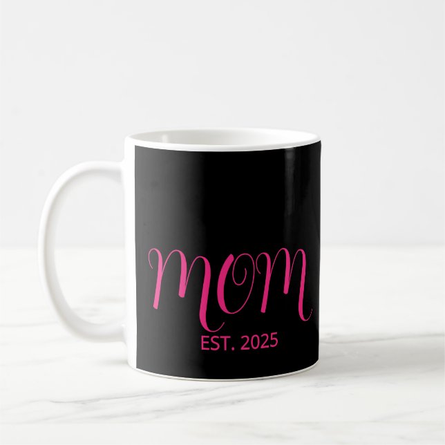 Mom Established New Mom Gift Coffee Mug Kaffeetasse (Links)