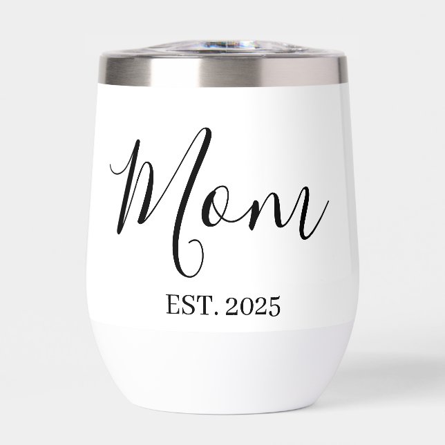 Mom Established New Mom Gift Minimalist (Vorderseite)