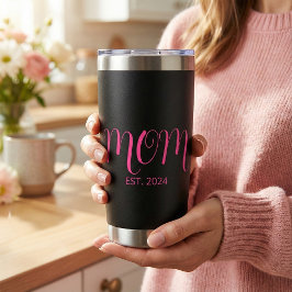 Mom Established New Mom Gift Thermobecher
