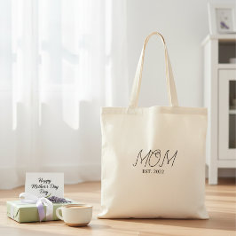 Mom Established New Mom Gift Tote Bag Tragetasche