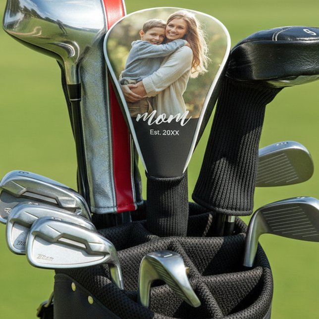 Mom Established Photo Mother's Day Golf Headcover (Von Creator hochgeladen)