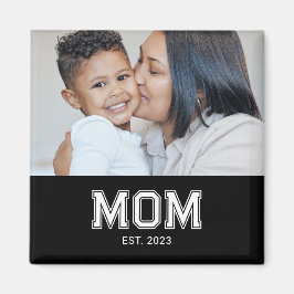 Mom Established Photo Mother's Day Magnet
