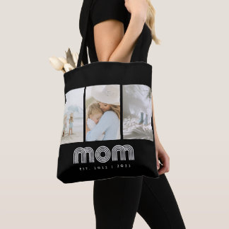 Mom Established Retro Script Black 3 Photo