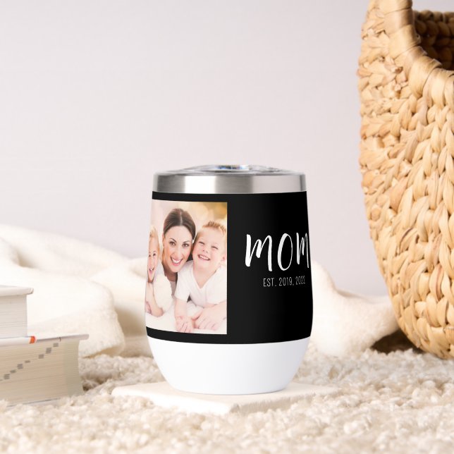 Mom Established Script Black Photo (Wohnzimmer (gedreht))