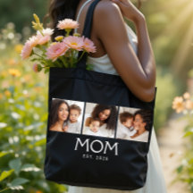 Mom Established Typography Black 3 Photo