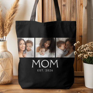 Mom Established Typography Schwarz 3 Foto