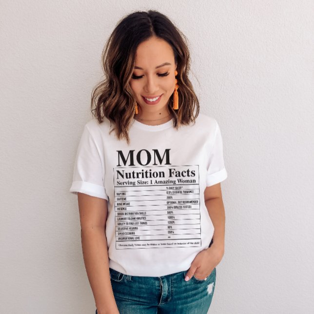 Mom Facts Mother's Day T-Shirt (Von Creator hochgeladen)