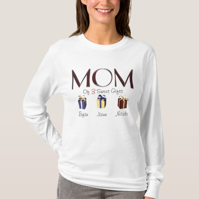 MOM GESCHENK-T - SHIRT-SCHABLONE T-Shirt (Vorderseite)