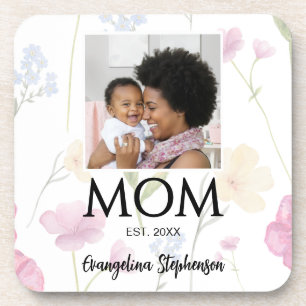Mom hat es gegründet Kaps Wildblumen Journal Getränkeuntersetzer