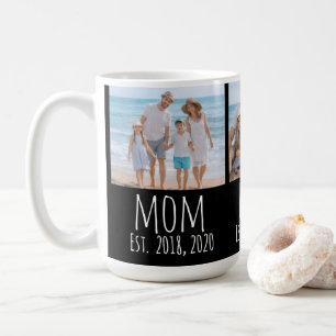 Mom hat es geschafft Schrift Schwarz 3 Foto Kaffeetasse