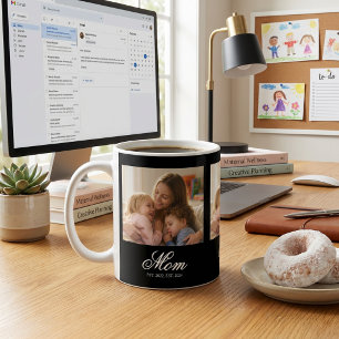 Mom hat es geschafft Skript Weiß 3 Foto Kaffeetasse