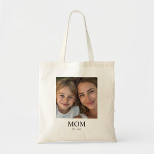 Mom hat Skript Foto erstellt Tragetasche