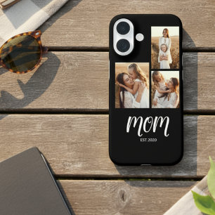 Mom hat Skript Schwarz 3 Foto erstellt iPhone 16 Hülle