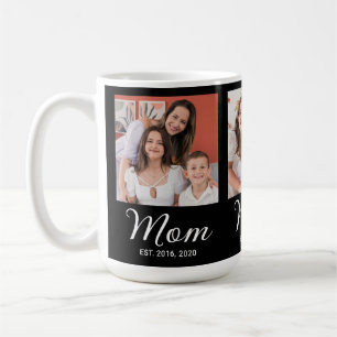 Mom hat Skript Schwarz 3 Foto Kaffeetasse