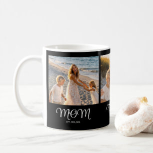Mom hat Skript Schwarz 3 Foto Kaffeetasse