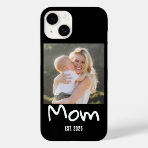 Mom hat Skript Schwarz Foto erstellt  Case-Mate iPhone 14 Hülle