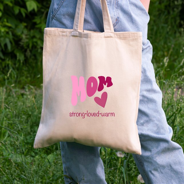 Mom  heart tote bag tragetasche (Tote bag mom heart)