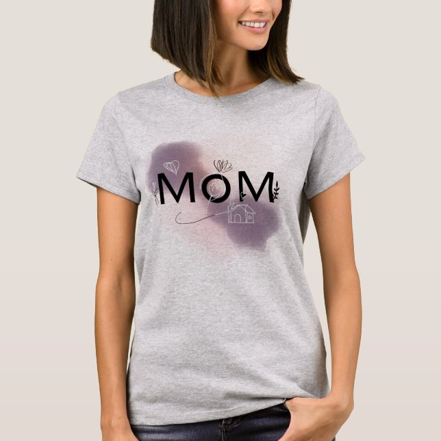Mom: Invisibility Cloak Superhero T-Shirt (Vorderseite)
