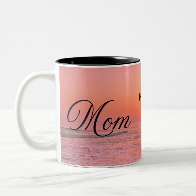 Mom is Mystery, Magic, Sass & Soul Mug - sunrise Zweifarbige Tasse (Links)