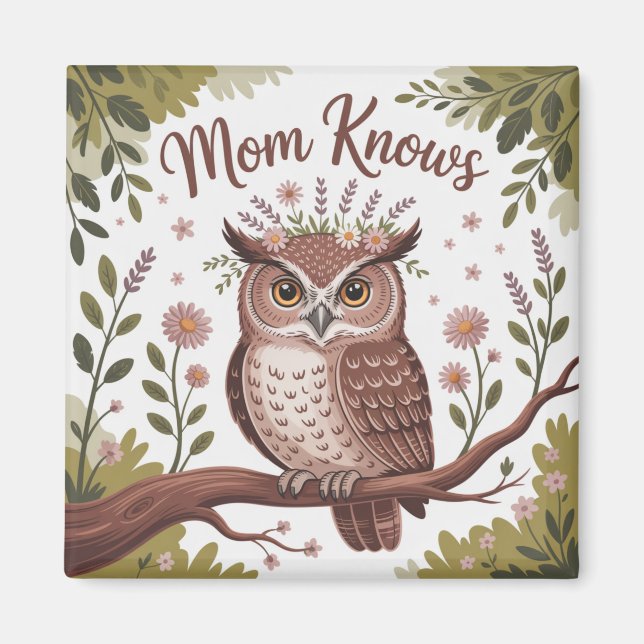 Mom Knows Magnet (Vorne)