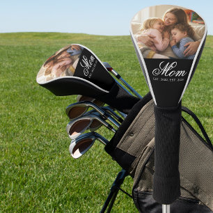 Mom kreierte elegante Schriftfoto Golf Headcover