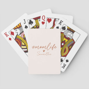 Mom Life - Rustikaler Charme Design Spielkarten