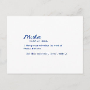 MOM LUSTIG Alles Gute zum Muttertag Mama Coole Mom Postkarte