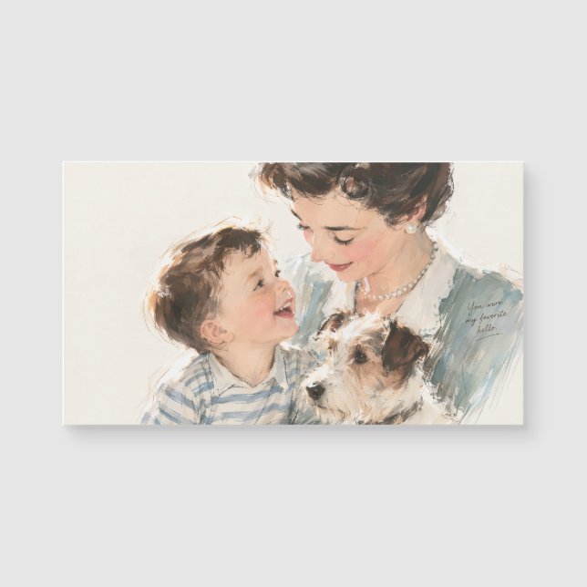 Mom Magnetic Card Magnetkarte (Vorderseite)