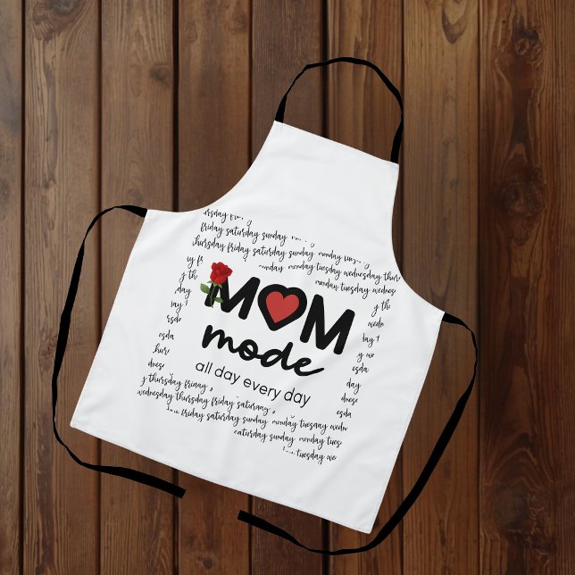 Mom Mode All Day Every Day Apron Schürze (Von Creator hochgeladen)