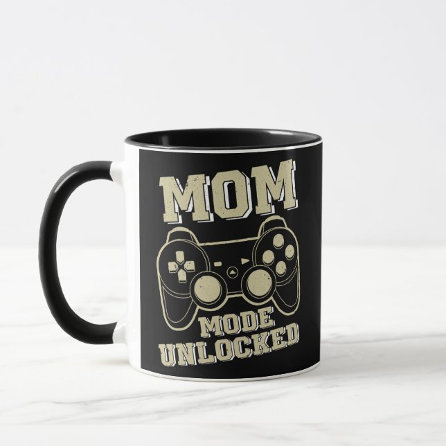 Mom Mode Unlocked Best Gamer Mom Son Video Game Tasse (Links)