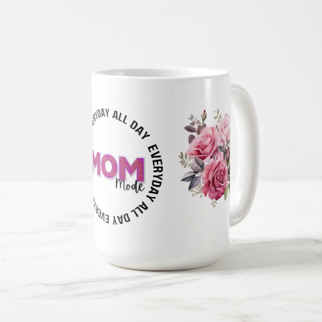MOM-Modus Everyday Floral Kaffeetasse (VorderseiteRechts)