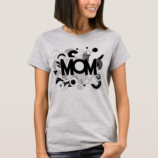 MOM: More than Three Letters T-Shirt (Vorderseite)