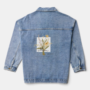 Mom, Muttertag Jacke blumen