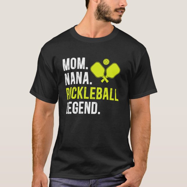 Mom Nana Pickleball Nana Pickleball Player Nana Gr T-Shirt (Vorderseite)