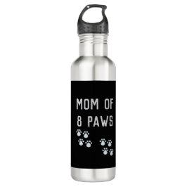 Mom of 8 paws edelstahlflasche