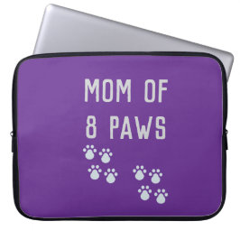 Mom of 8 paws laptopschutzhülle