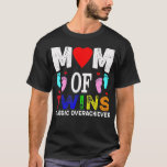 Mom Of Twins Classic Overachiever Twins T-Shirt<br><div class="desc">Mom Of Twins Classic Overachiever Twins parenting,  funny,  children,  daddy,  father,  mother,  eltern,  birthday,  dad,  fathers day,  gift idea,  baby,  call,  call of daddy,  father of daddy,  gamer,  gift,  mama,  parenting ops,  pregny,  pregnant,  saying 2021,  2021 Fathers Day,  2021 Quarantined,  Abuelito,  Abuelito</div>