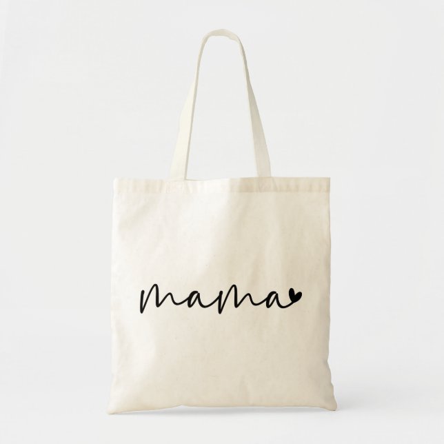 Mom Personalisiert Girl Tote Bag Tragetasche (Vorne)