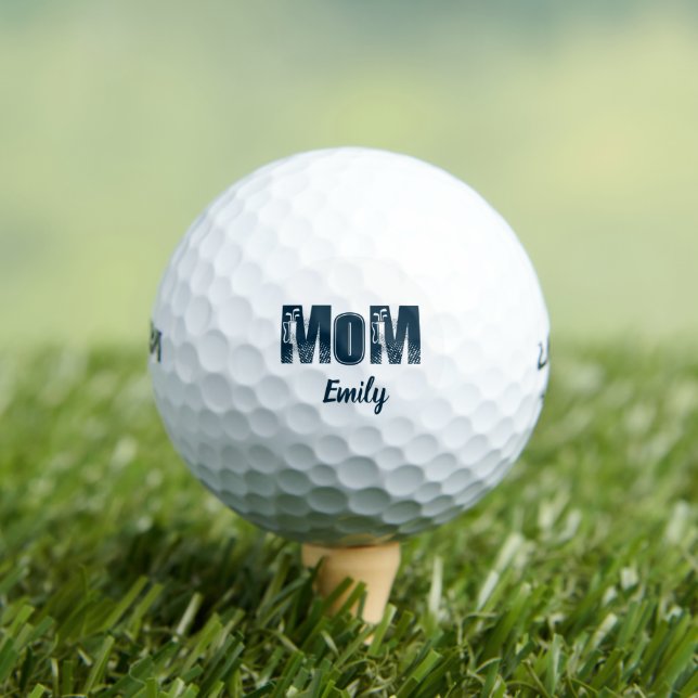 Mom Personalized name  Golfball (Insitu T-Shirt)