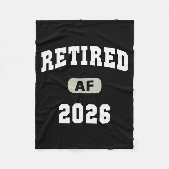 Mom Retired Af 2026 Mother Cruise Mom Trip Keepsak Fleecedecke (Vorderseite)