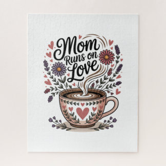 Mom Runs On Love Puzzle
