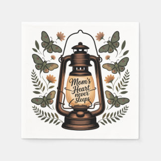 Mom’s Heart Never Sleeps Serviette