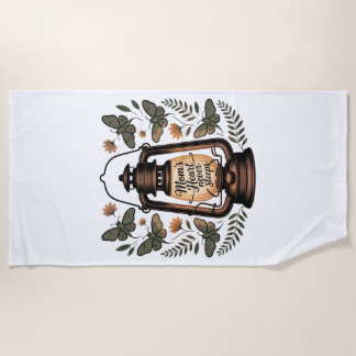 Mom’s Heart Never Sleeps Strandtuch