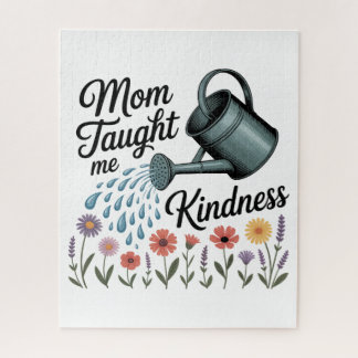 Mom Taught Me Kindness Puzzle
