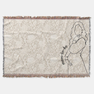 Mom-to-be Faux Lace Decke